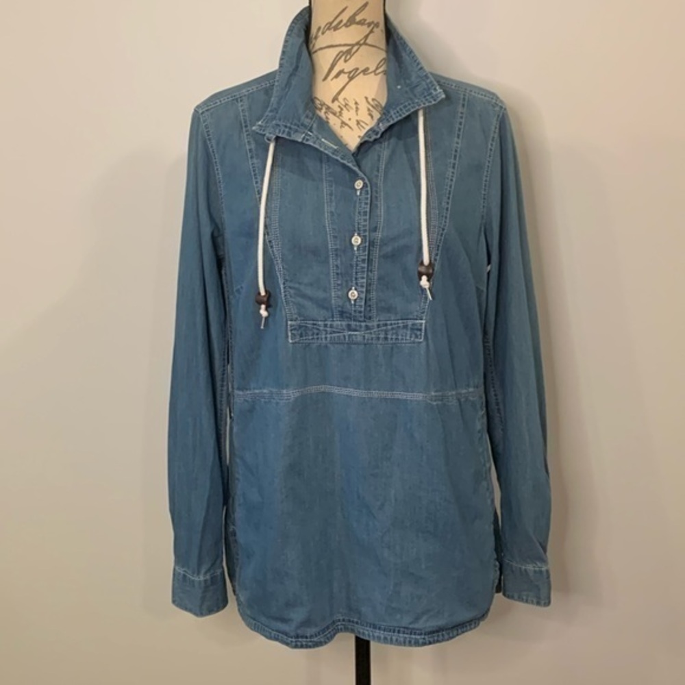 Denim Blue Women's Top